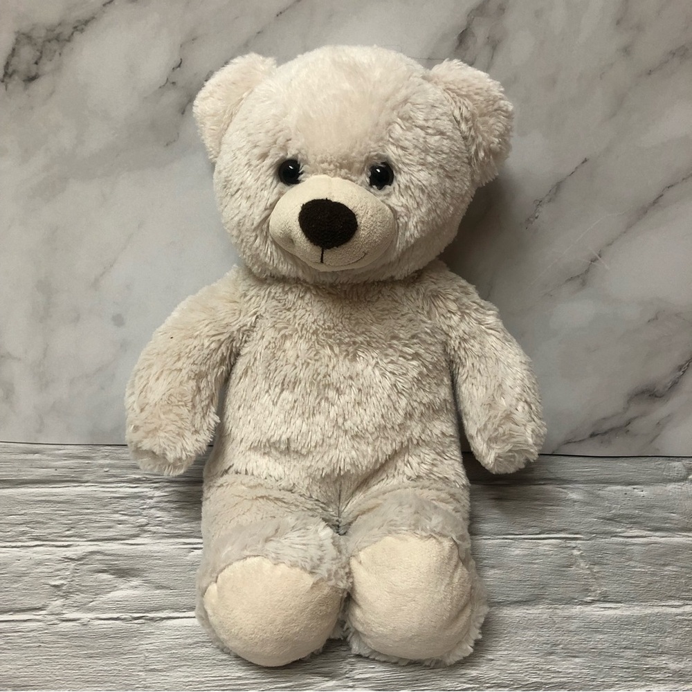Build-A-Bear BAB Ivory Bear Plush Stuffed Animal
